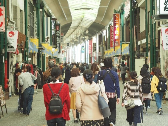 尾道市　本通り商店街