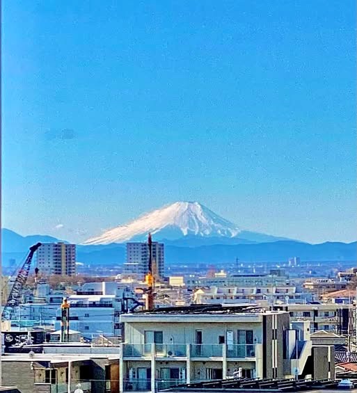 大宮駅から見た富士山