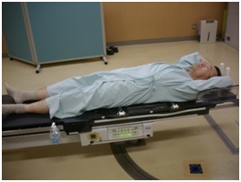 放射線治療体位の画像